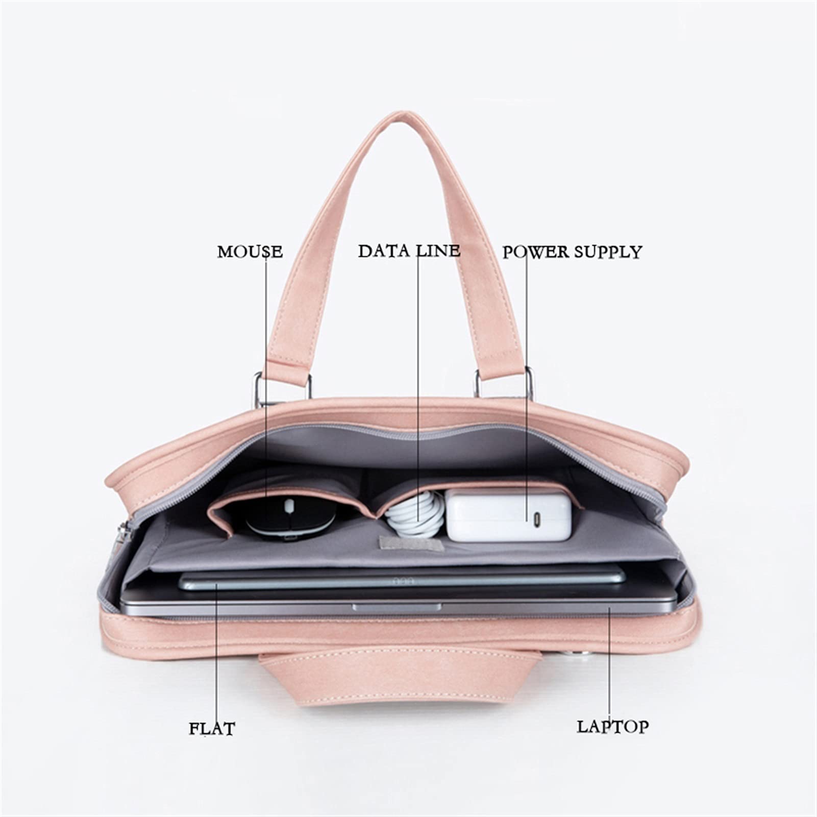 Borse per PC portatili Manicotto della cassa del computer portatile alla moda della cassa del computer portatile da 15.6 pollici della borsetta impermeabile for gli uomini Donne Business Travel Colleg
