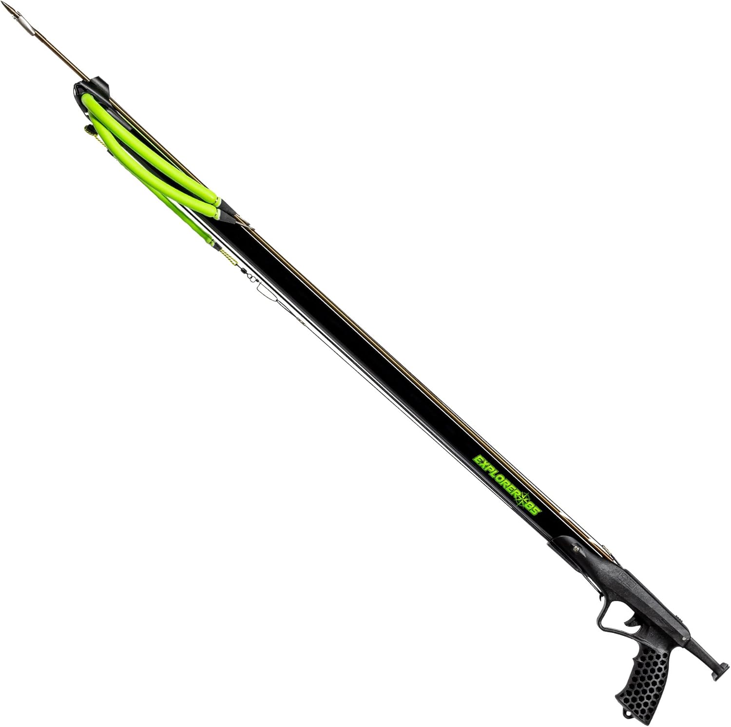 JBL Spearguns Explorer Performance Speargun for Spearfishing, Speargun for Freediving, Scuba Diving, Fishing, Diving, Aluminum Barrel, Stainless Steel Shaft, Easy Stretch Bands, Made in USA