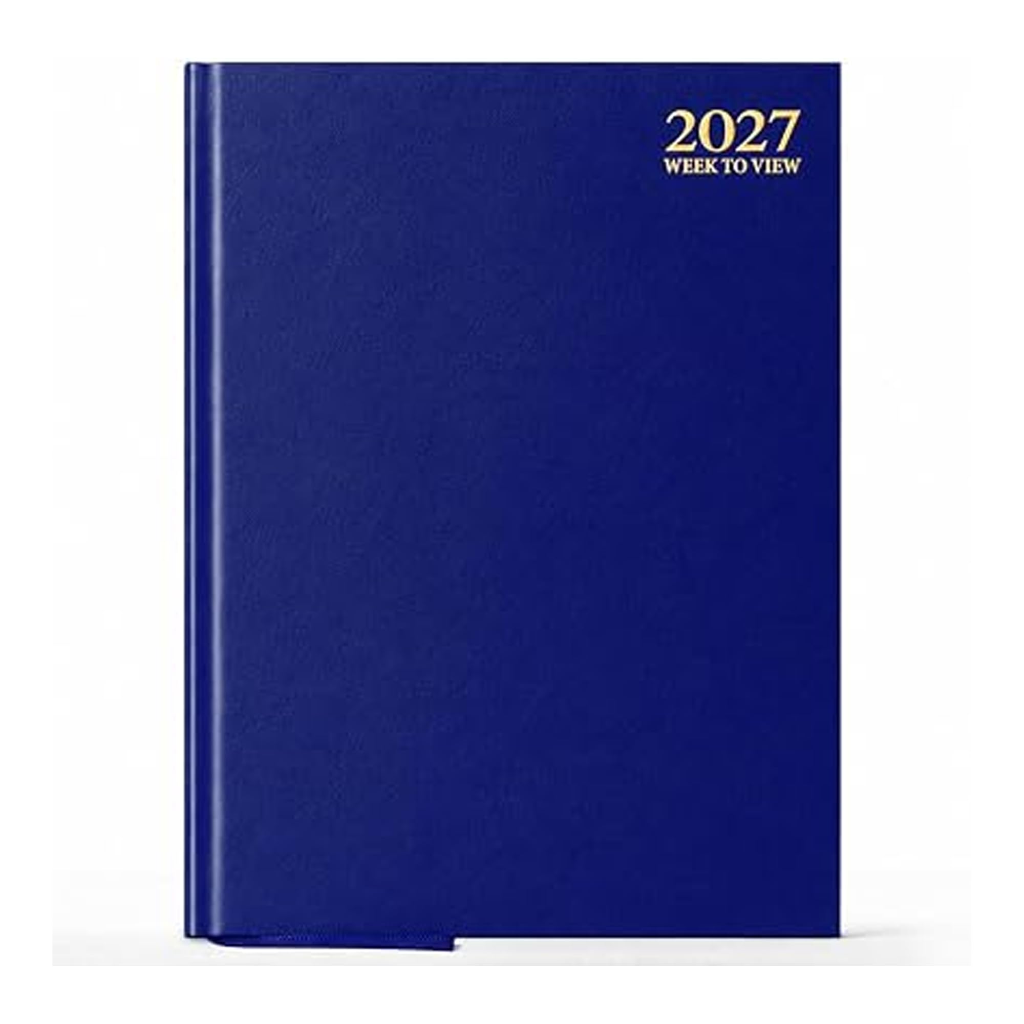 AIBULO A5 2027 Week to View Blue Diary Hardback