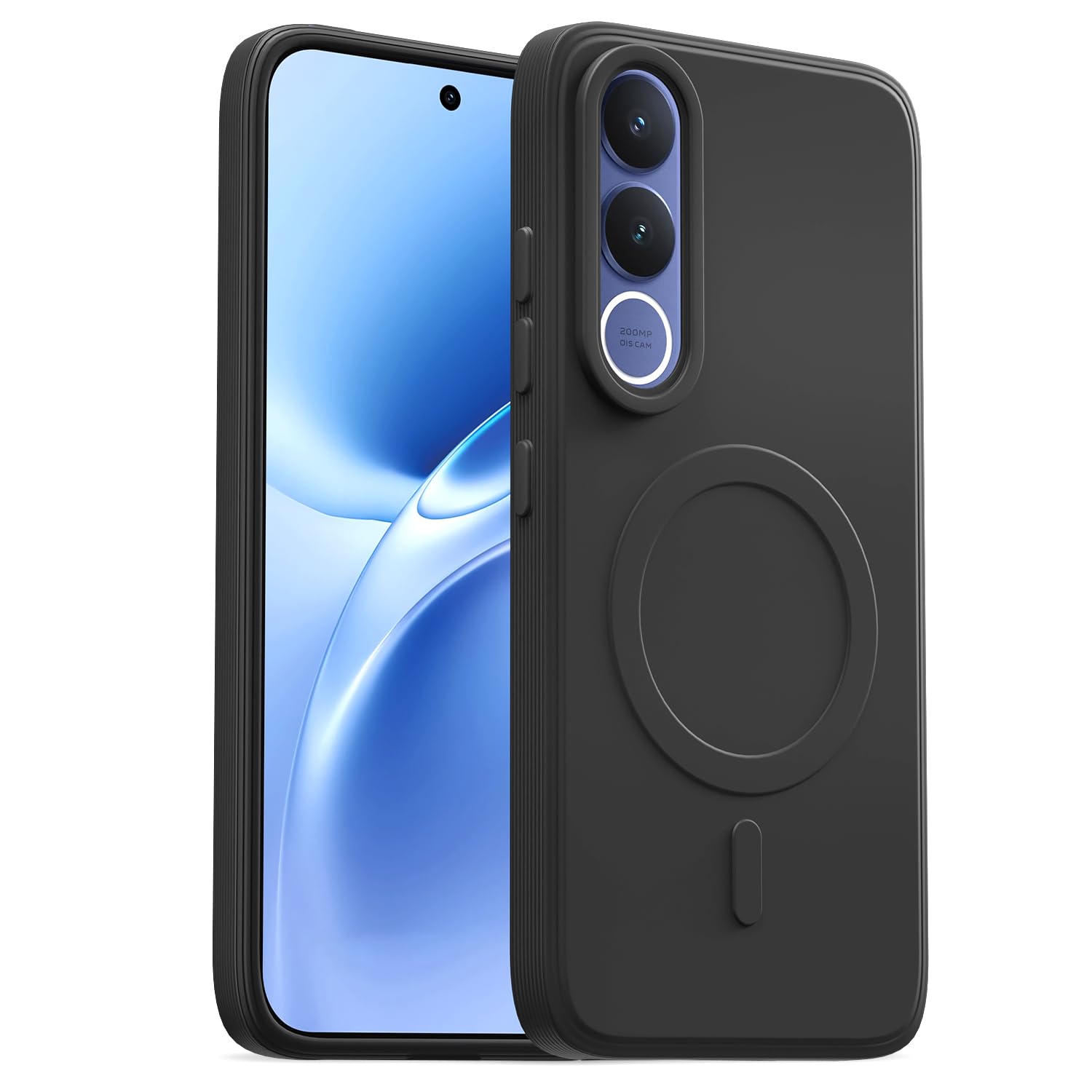 Pikkme Vivo V70 FE 5G Back Cover Black - Image 1