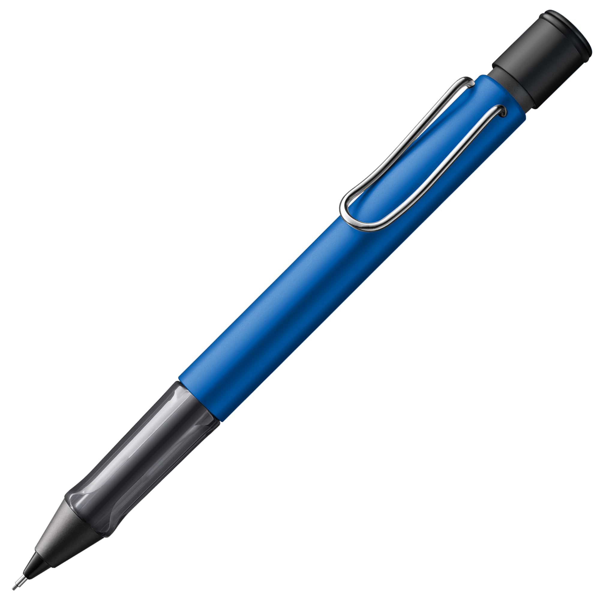 LAMY AL-star oceanblue - Mechanical Pencil with transparent, ergonomic grip & lightweight aluminum body - including LAMY M 41 fine line refill 0.5 mm & eraser tip