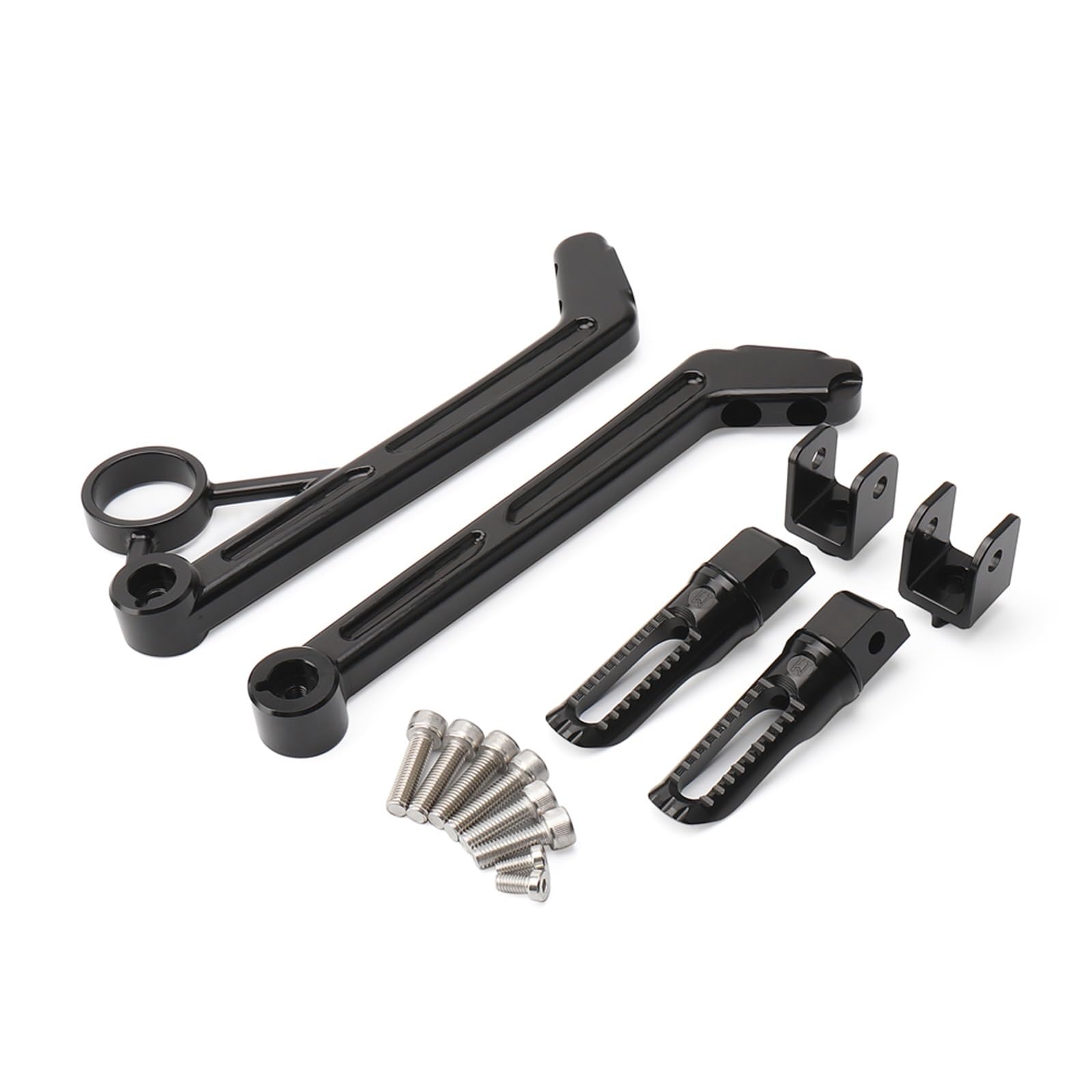 Motocicleta Estriberas Para Para RnineT Para RNINET Para R NineT Para NINET R9T 2014- Estriberas Motocicleta Estriberas Traseras Pasajero Reposapiés Soporte Pedal Pedales Motocicleta(Color:Negro)