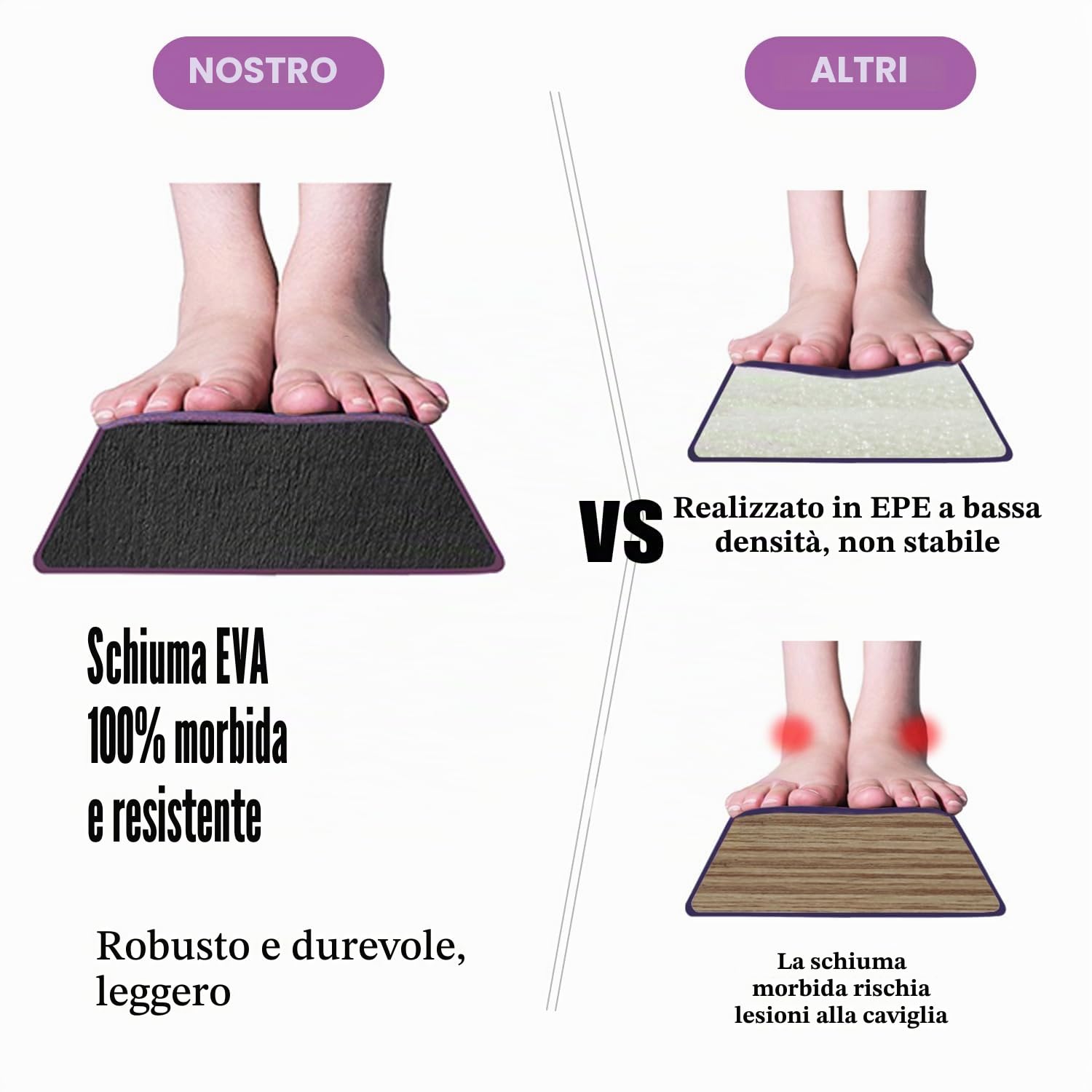 Trave Ginnastica Artistica per Casa 300 cm, Trave Pieghevole Ginnastica Portatile per Allenamento, Trave Equilibrio con Base In Gomma Antiscivolo per Bambini, Principianti e Ginnasti Professionisti