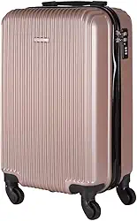 Mala de Bordo em ABS Com 4 Rodas 360 - Roncalli Tokio (Rose)