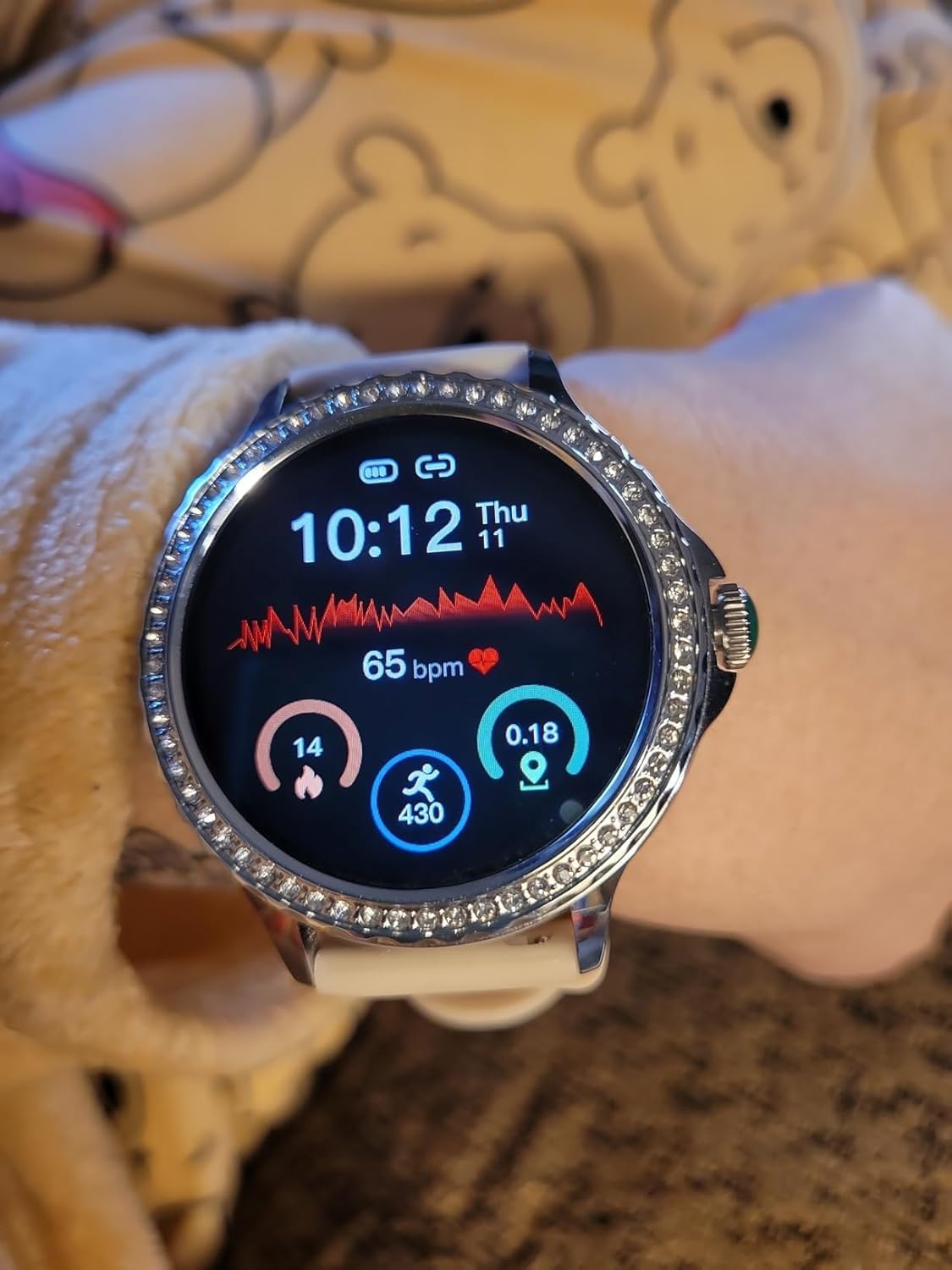 Smartwatch dla kobiet i mężczyzn, odbieranie/nawiązywanie połączeń, smartwatch 3.3 cm, 2 paski i podzielony ekran, 120+ sportowy zegarek fitness z pulsometrem SpO2, damski smartwatch IP67 dla iOS i