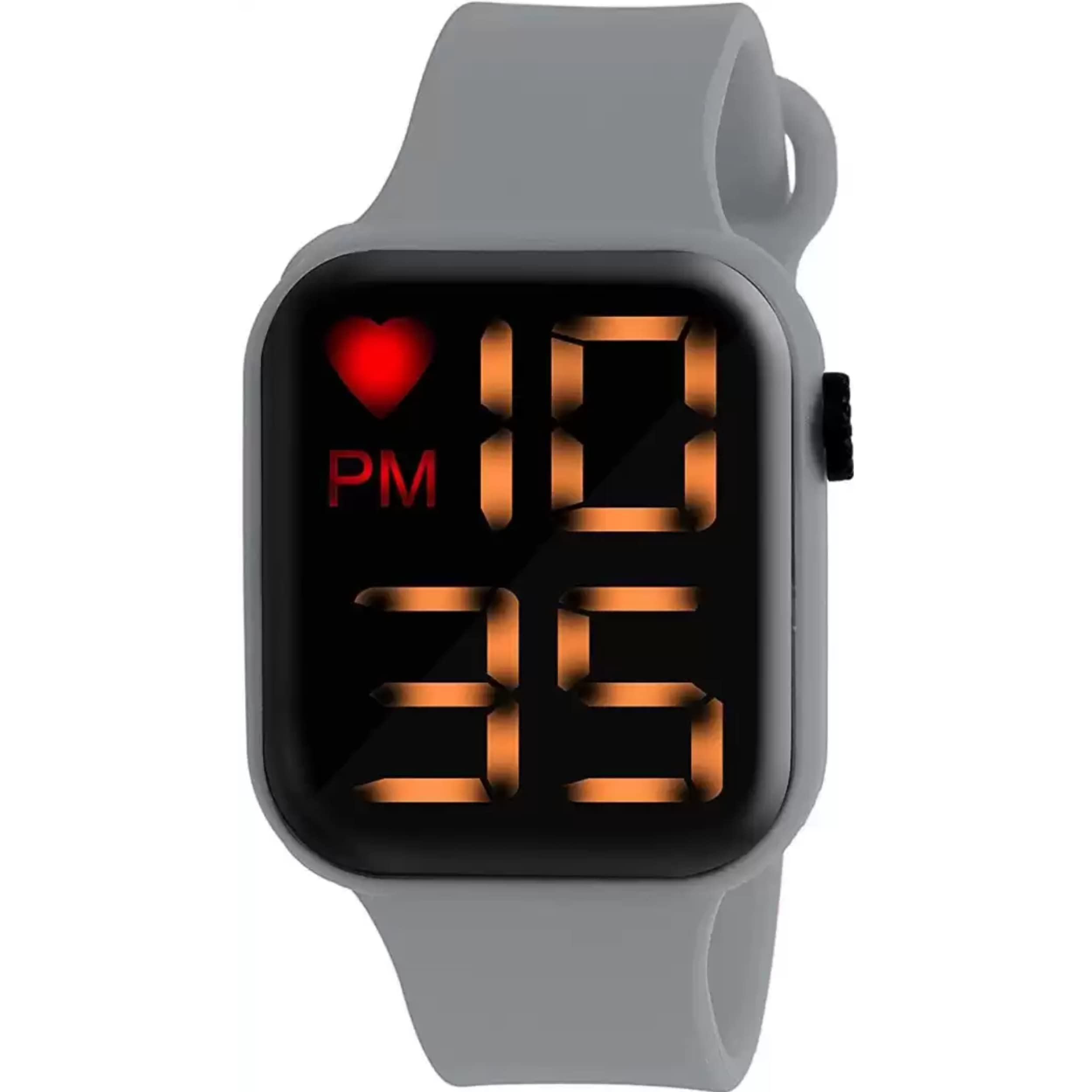 Fabic Unisex led Watch for Kids and Girls Digital Watch Square Black Dial Day Date & Calendar | Dgtl Grey Wtch 01 (B0B7DKF6LL) Amazon Price History, Amazon Price Tracker