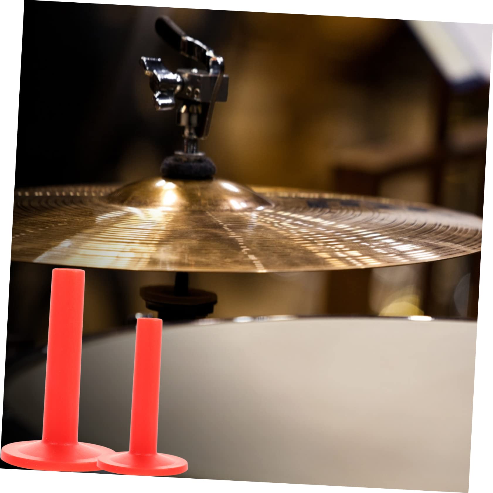 Generic 48piezas Fundas De Platillo Para Batería Accesorios De Percusión Soportes De Duraderas y Ligeras Instalación Sencilla