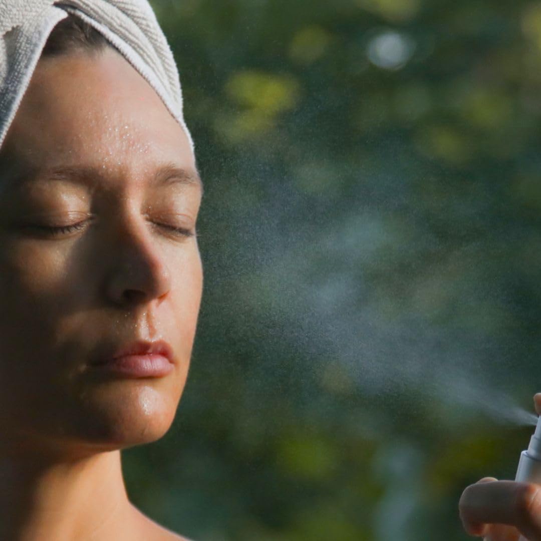 Brume Autobronzante Visage aux probiotiques, DHA Végétale & Aloe vera - Sunlight Uptan SAMPAR - Hâle naturel & Lumineux - Sans trace - Sans odeur - Tous Types de Peaux