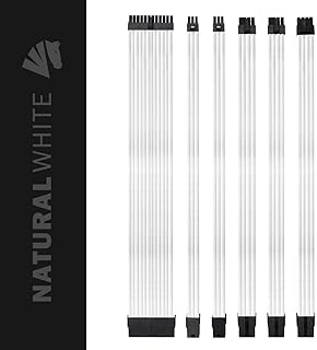 ASIAHORSE 16AWG PSU Cable Extension Power Cords, Customized Power Supply Mod Sleeve Extension Cable, ATX/EPS/8-pin PCI-E/6-pin PCI-E for PSU Cable