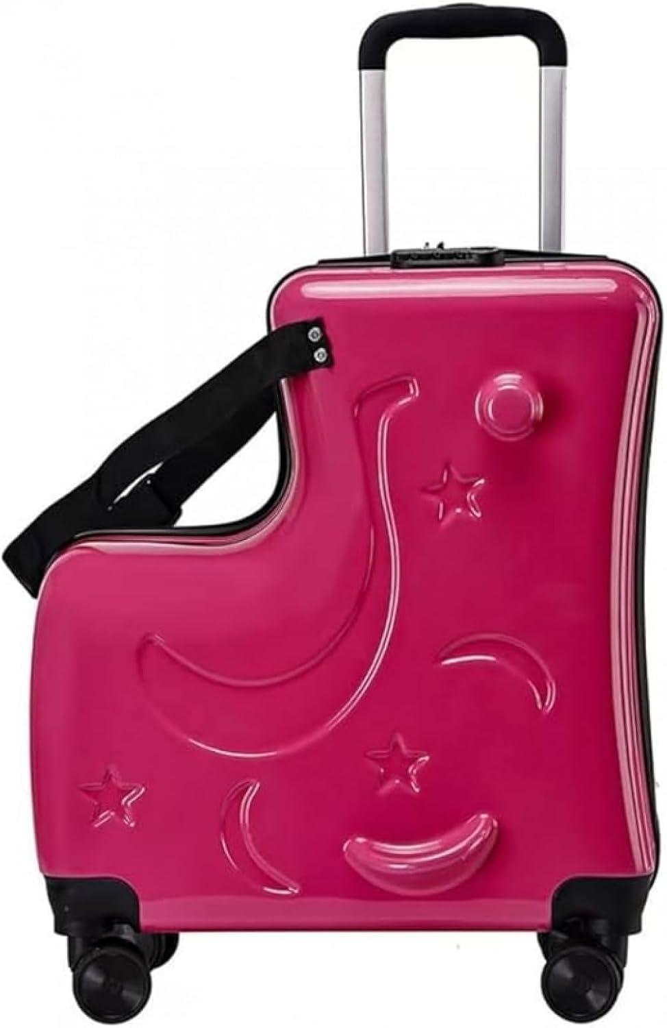 【美品】キッズトラベル Zxyler] キッズローリングスーツケース｜20 インチ ポニー漫画柄 多