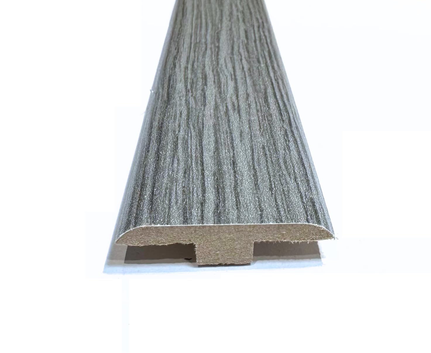 Texas Grey Oak Laminate & Wood Flooring Section Transition Bar MDF Threshold Strip T Bar Profile Door Strip Moulding Oak Trim (1, 2400mm (7ft 9"))