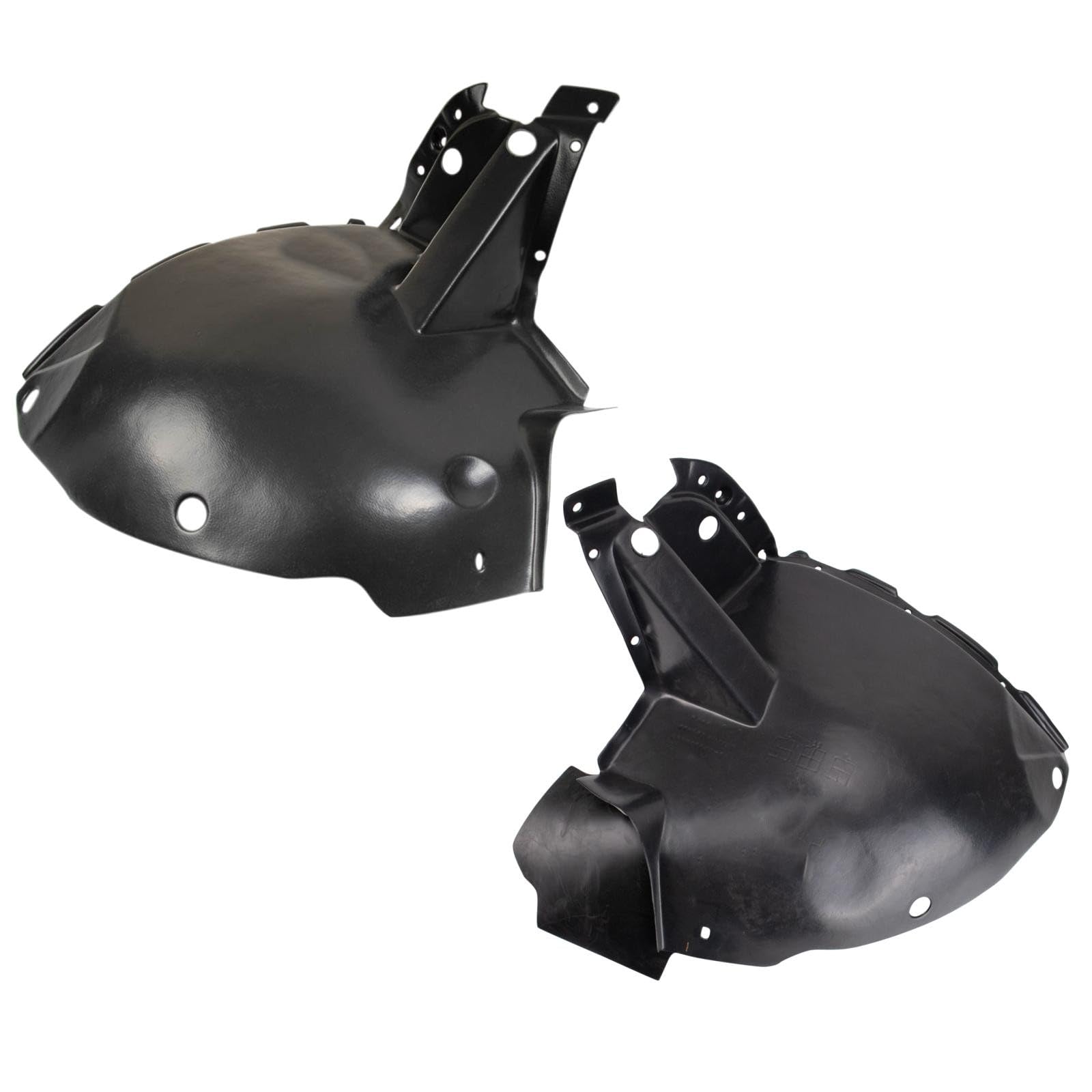 TRQ Front Inner Fender Liner Set Compatible with 2003-2007 Cadillac CTS