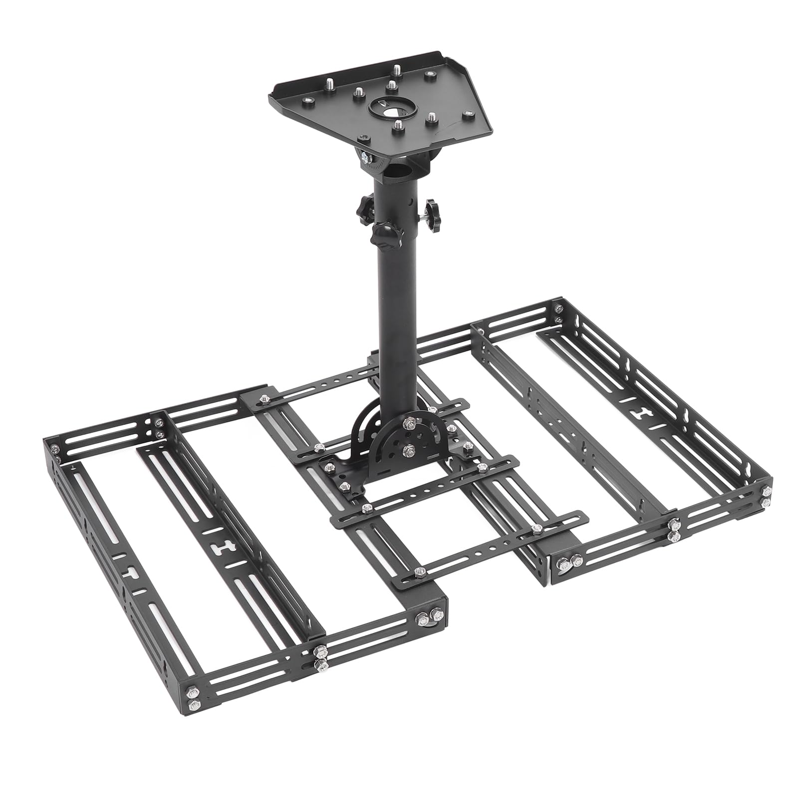 Kit di montaggio per colmo del tetto Angolo regolabile Installazione senza trapano Costruzione PC in acciaio legato di alta qualità per il di montaggio di pannelli solari di