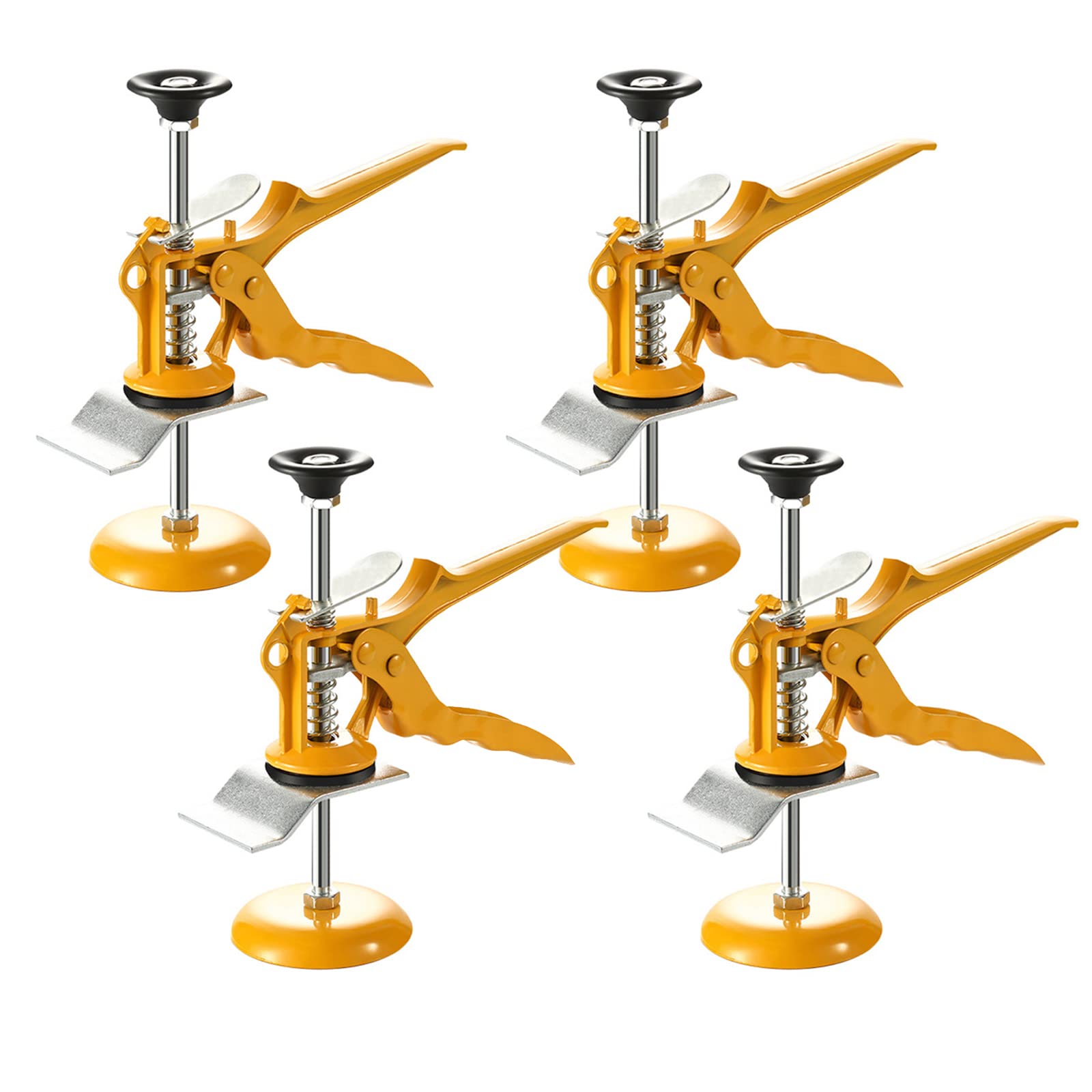 fliesenheber, Höhenversteller für Fliesen, 4 Stück Präzisions-Locator, Handheld Jack, robust und langlebig, geeignet zum Heben und Befestigen von Fliesen, Böden, Türen und Fenstern