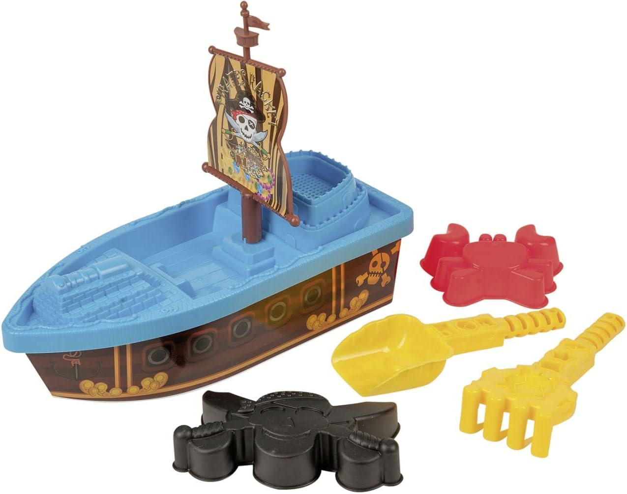 Happy People 75050 Pirate Boat 75050 Pirate Boat, Multi-Grain