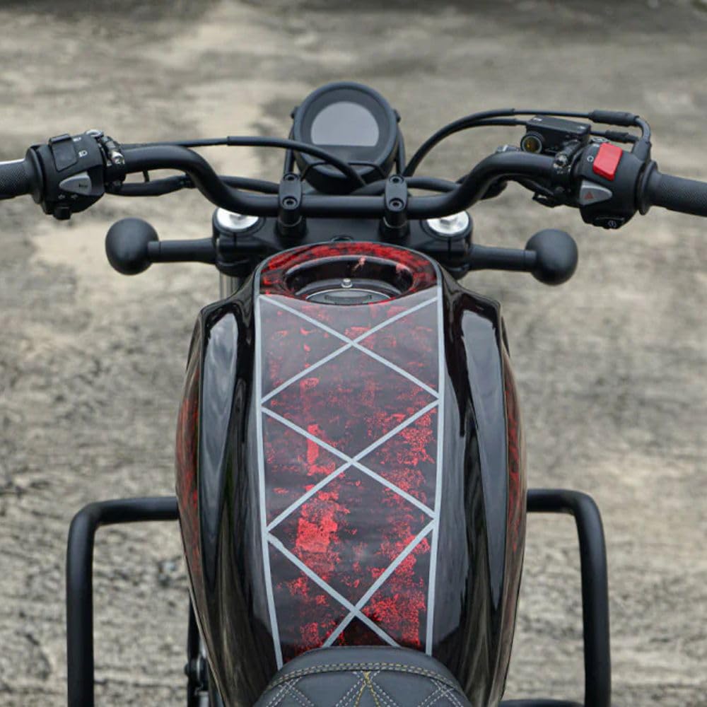 Amazon | MAXNUS ホンダCL250/500用ブラック・ガーネット・タンク