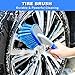 12Pcs Wheel Brush Kit for Cleaning Wheel and Tire, Wheel and Rim Brush, Car Detailing Brushes, Tire Brush, Bendable & Durable Car Wheel Rim Cleaner Brush Set,Car Detailing Cleaning Brush Supplies Kit