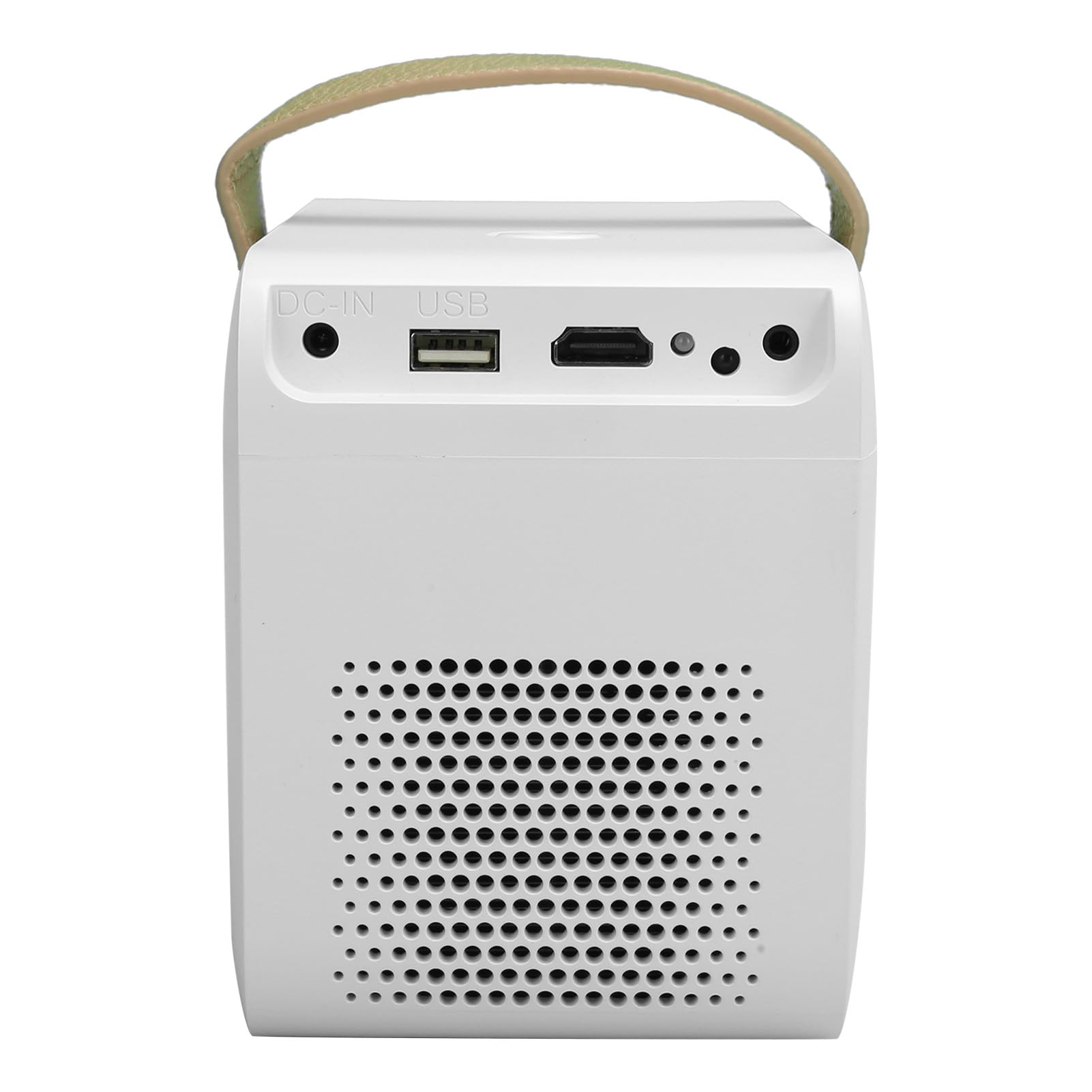Gonetre Mini Proiettore Portatile per Home Movie, Videoproiettore LED | Dimensioni Compatte, Altoparlante da 2x2 W, Display LCD Senza Burn-in, Rapporto di Contrasto 400:1