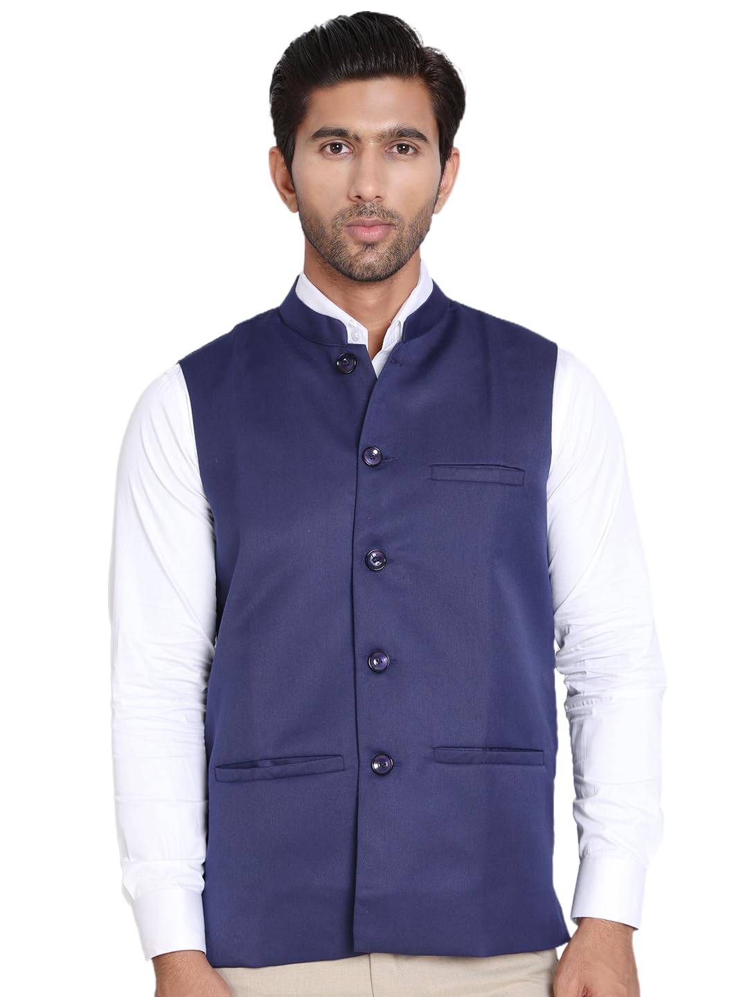 jompers Solid Nehru Jacket For Men-picture-13