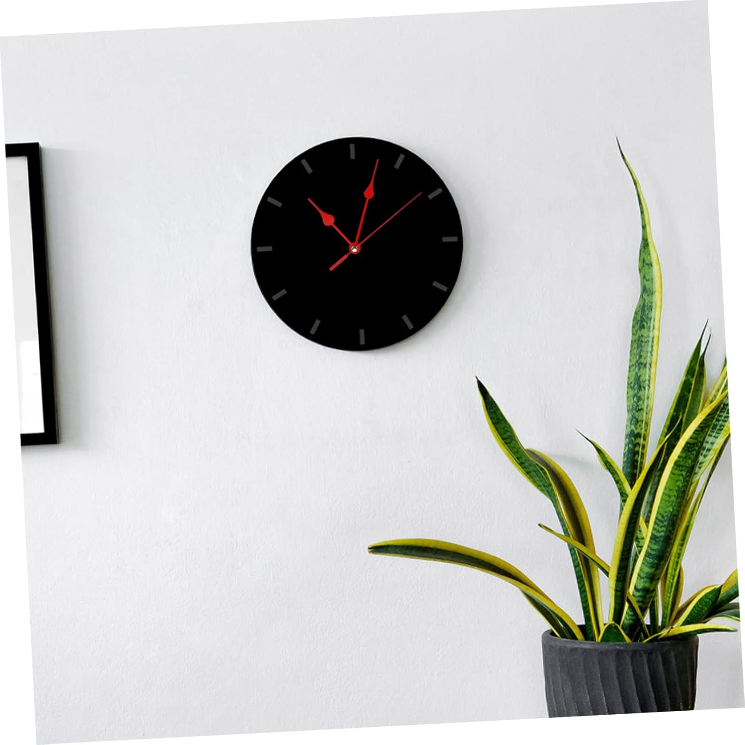 HOMSFOU Silent Quartz Clock Mechanism DIY Red Hands Movement Watch Without Battery Accessories for Wall Clock