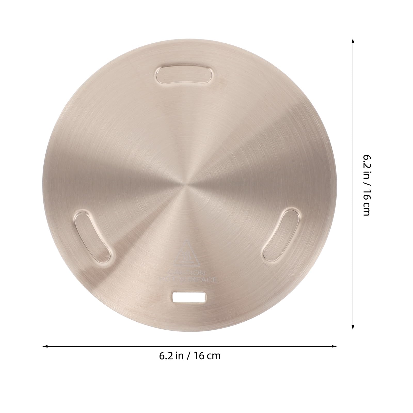 Happyyami Placa Difusora de Calor para Estufa de Gas de 16 CM Adaptador de Cocina de Acero Inoxidable Rosado Difusor de Calor para Cocción Uniforme y Protección de Sartenes