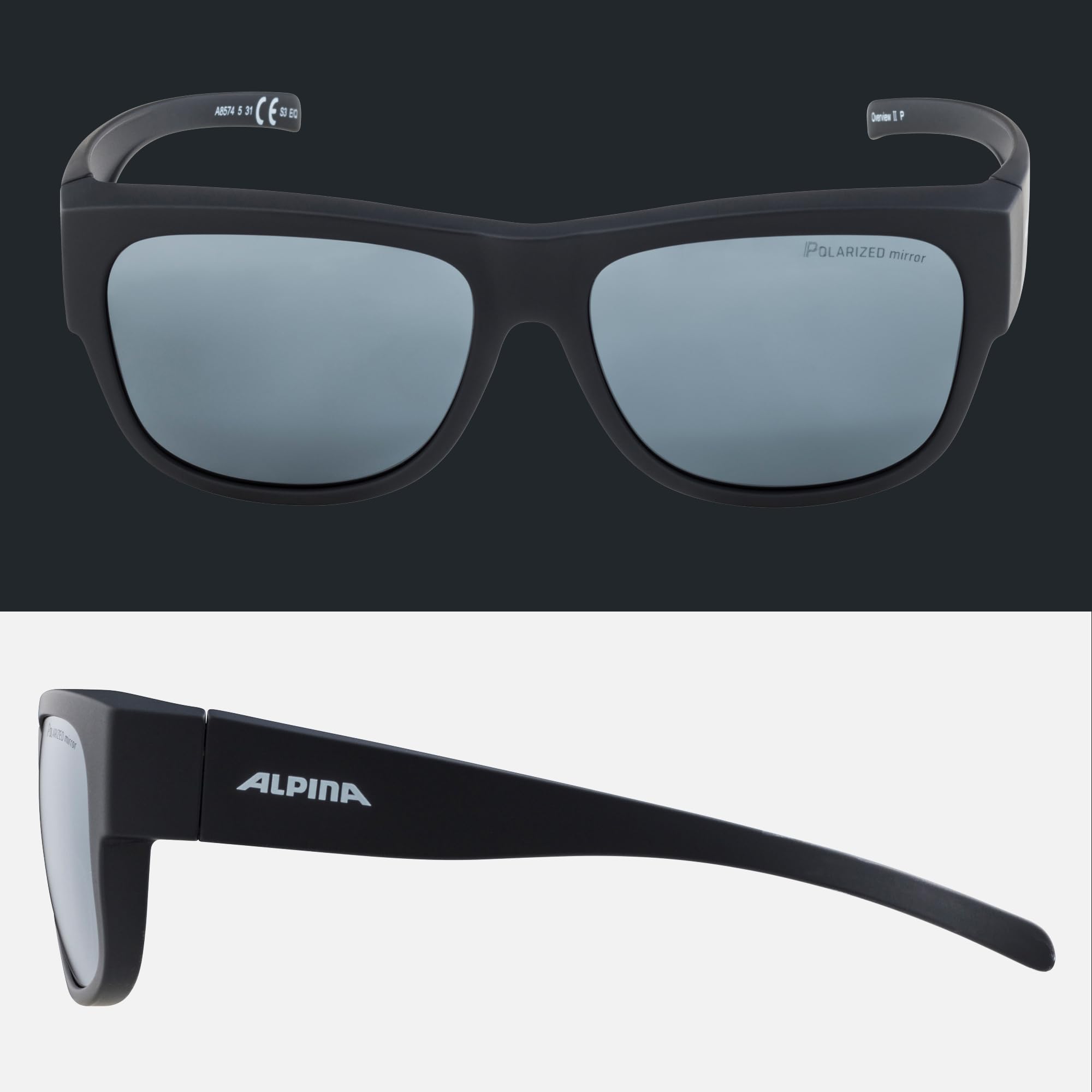 ALPINA Sonnenbrille Overview II P für Brillenträger