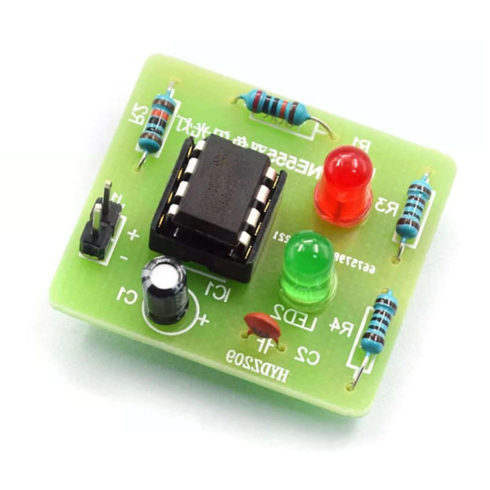 Tsophreniq 5.08mm Terminal Block NE555 Flashing Light High Stability Durability Connection Component for Electronic Devices Terminal Block Connectors