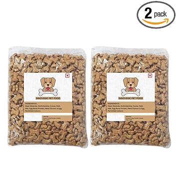 Innovegic Freshly Baked Original Puppy Chicken Biscuits (Pack of 2 kg) Chicken 2 kg Dry New Born, Young, Adult Dog Food