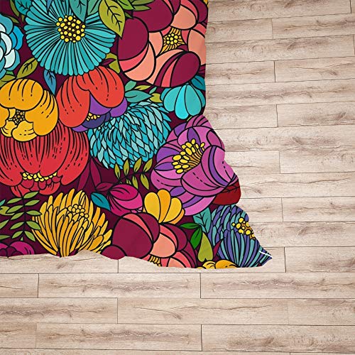 Parure de lit motif floral en polyester doux et durable CHEHONG - 6