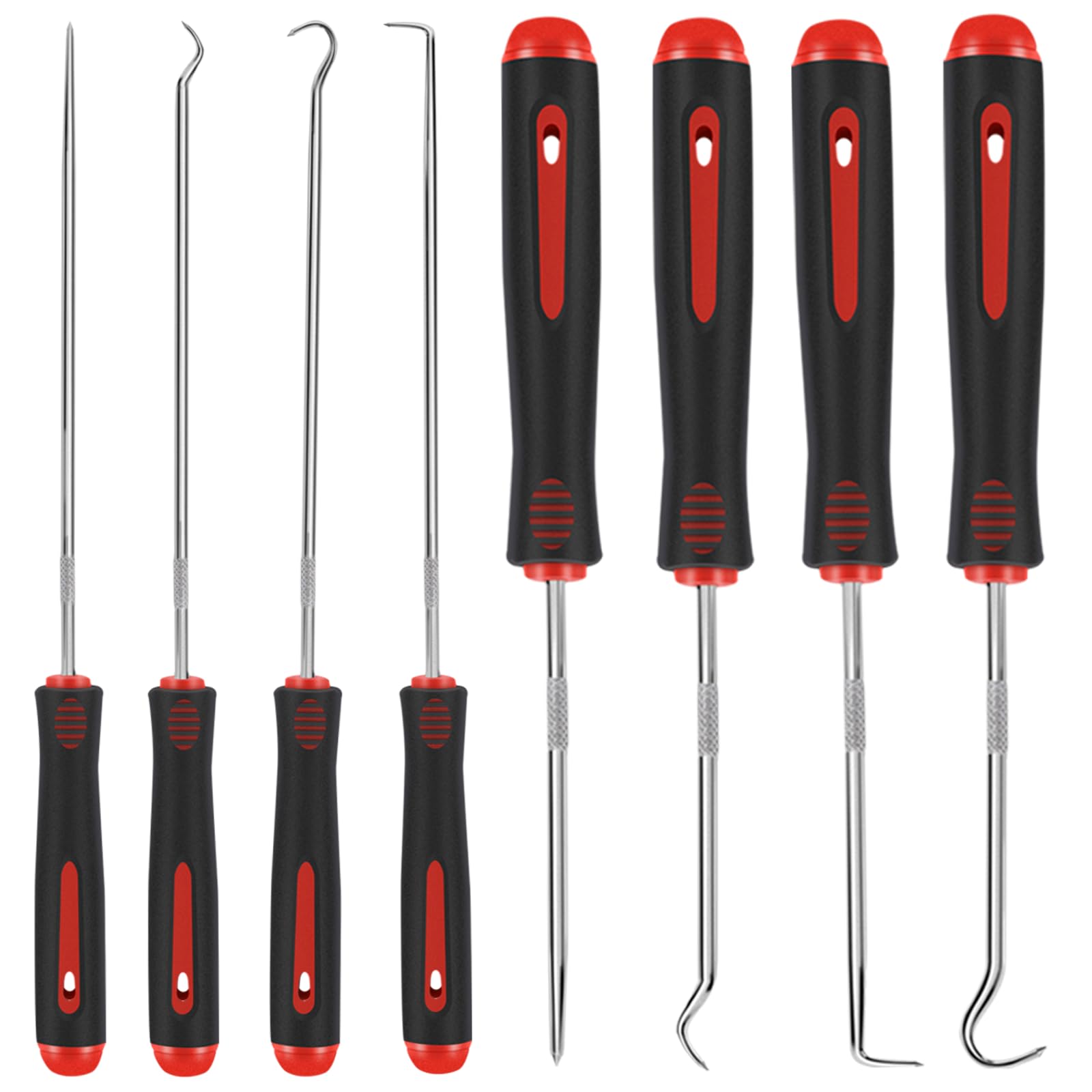 8 Pieces Pick Set, Pick Tool, Precision Automotive Hook Sleeve for Automotive Oil Seals, Automotive Tools, Lock Keys, Oil Seal O-Rings, Locksmith Sets, Pick, Remove Electronic Repair