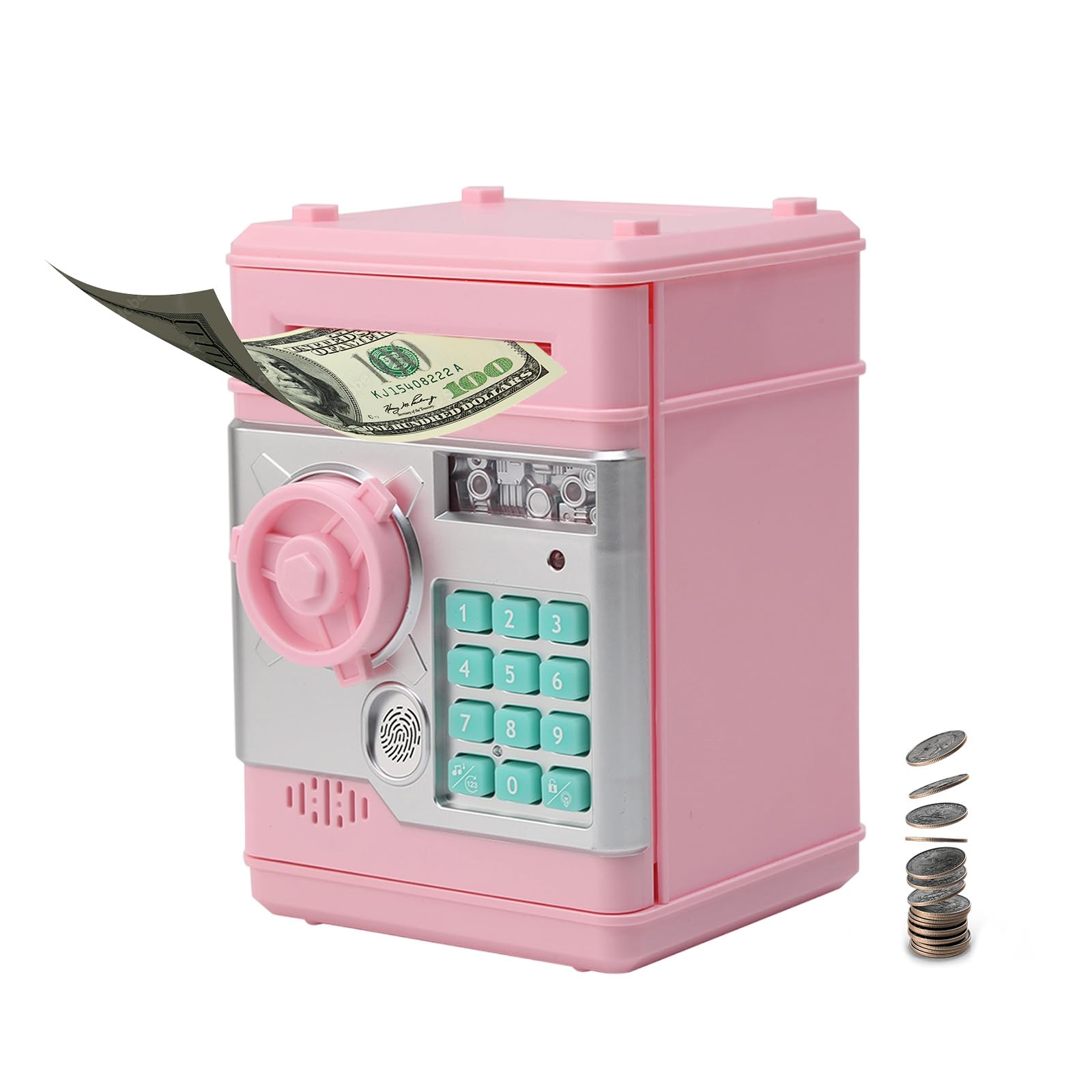 Electronic Piggy Bank Money Safe Box for Kids Digital ATM Bank