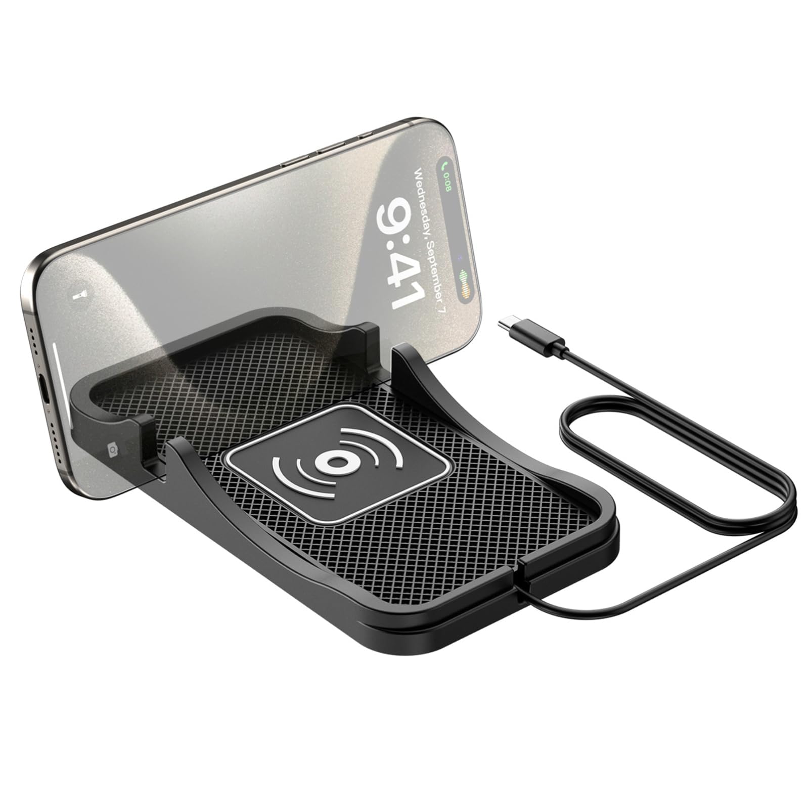 Support de téléphone pour Mitsubishi Outlander ASX avec câble USB-C 1m modèle B - 8