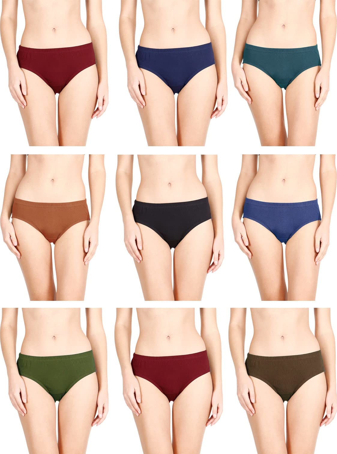 dixcy scott Cotton Assorted Plain/Solid Women's Panties (#Josh-Plain)-picture-9