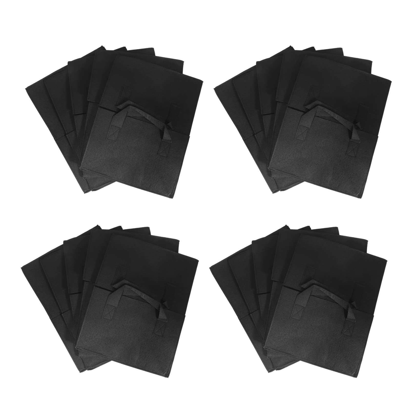 Hndhbfgrt 20 Pack Fabric Raised Garden Bed,Square Garden Flower Grow Bag Vegetable Planting Bag Planter Pot with Handles