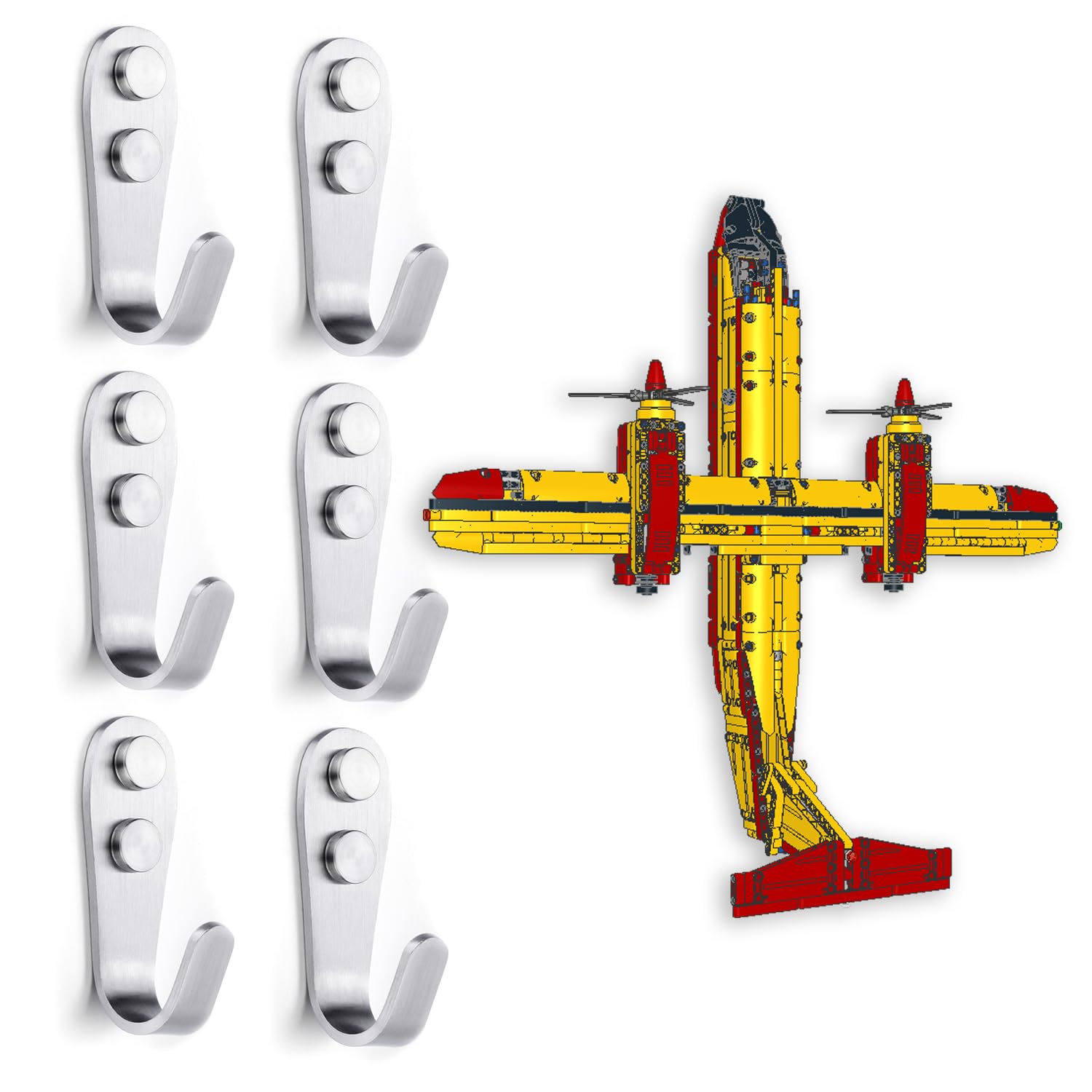 Xgrepack Goods Wall Mount Hook For Lego Technic Mclaren Formula 1 (42141 Wall Hook)
