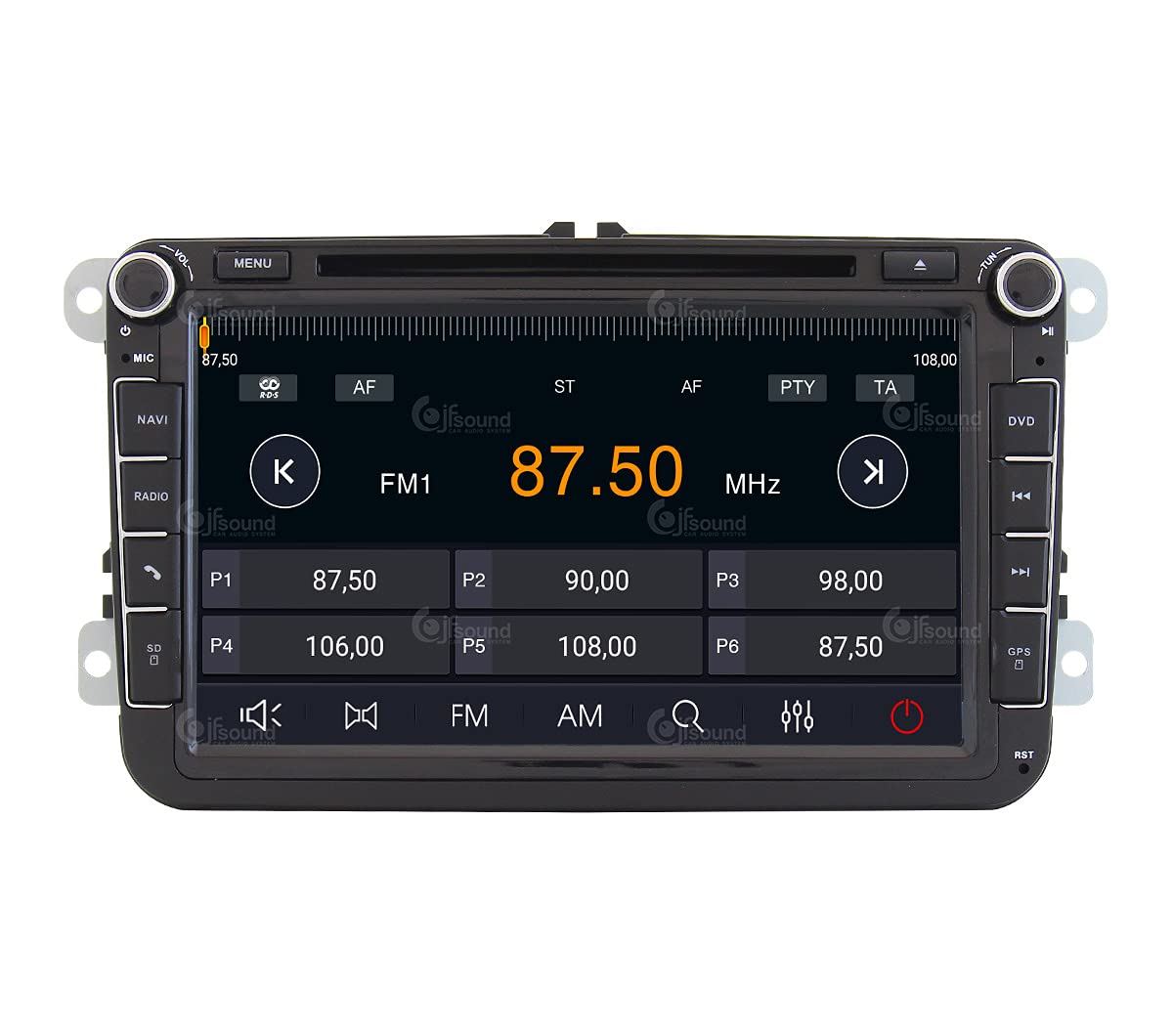 Custom Car Radio for Volkswagen Android GPS Bluetooth WiFi Dab USB Full HD Touch Screen Display 9 Easyconnect Processor 8core Voice Control