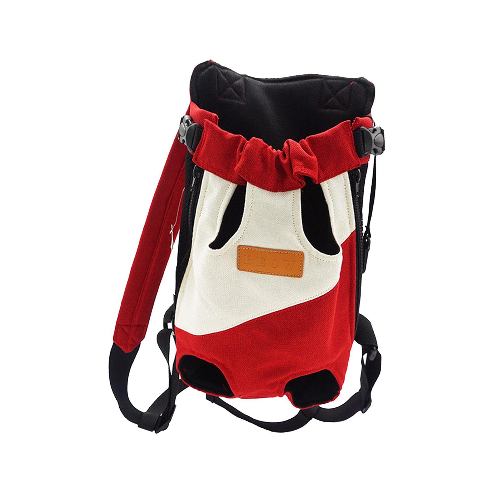 Enakshi Pet Cat Carrier Backpack Chest Bag with Shoulder Strap Adjustable for Hiking S Red White |Pet Supplies | Dog Supplies | Carriers & Totes (B0C14S1SPG) Amazon Price History, Amazon Price Tracker
