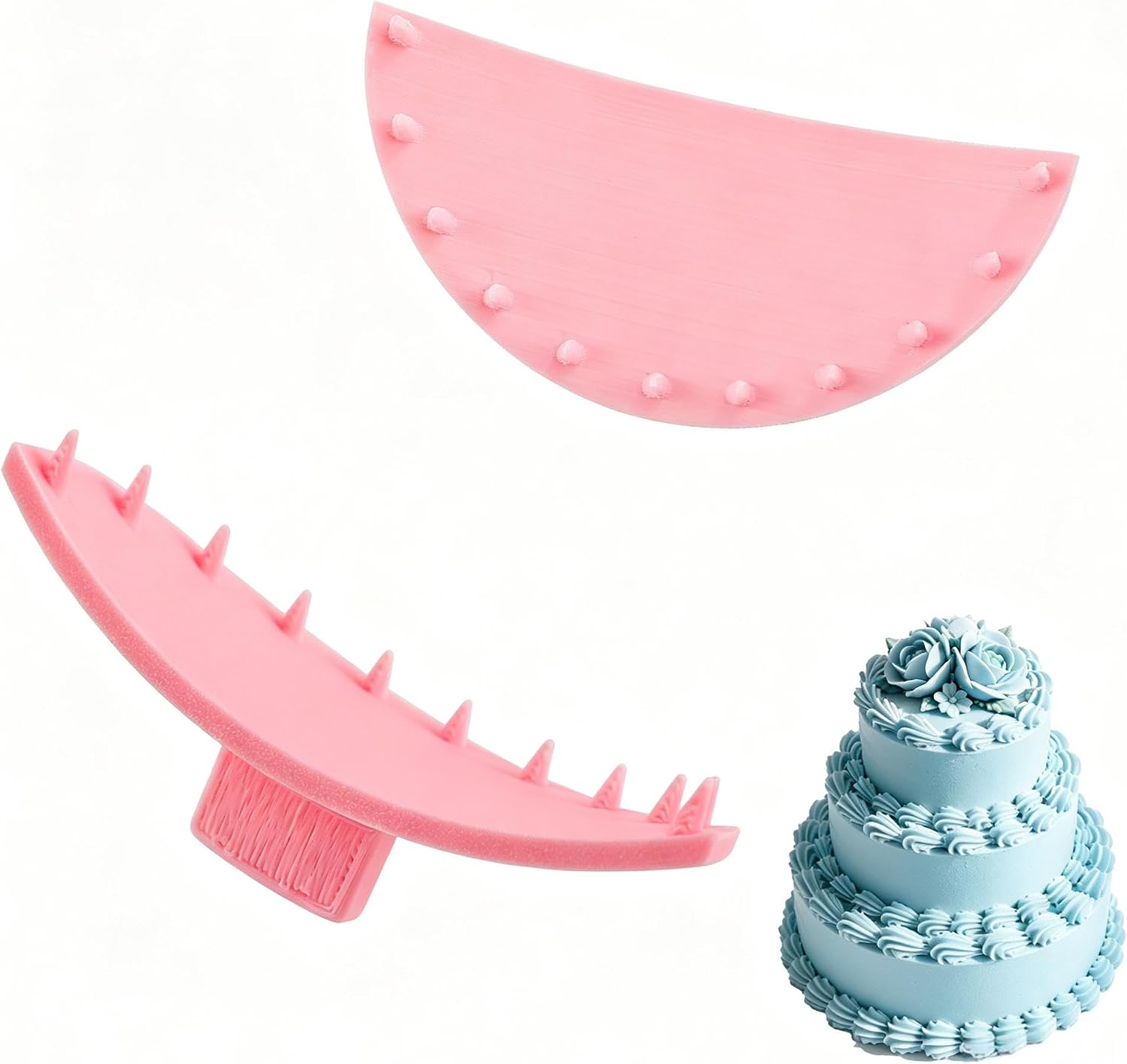 Cake Arch Guide Tools, 2 PCS Ruffle Markers for 6-12" Round Cakes