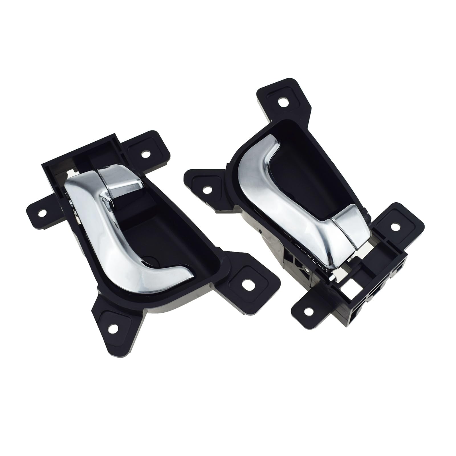 BYSKJZ Car Inner Door Handle for Geely for Emgrand for GX7 for SX7 for EX7 for X7 2014-2017 Chrome Inside Interior Door Handle Front Rear Left Right Side(2pcs Left Right)