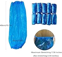 Vista 3 de Fundas desechables para brazos, 100 fundas impermeables de polietileno