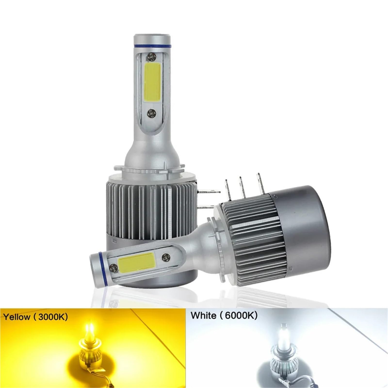 Reflektor LED Do golfa 6 MK3 30000 lm H15 Żarówki halogenowe | Żarówki LED do reflektorów