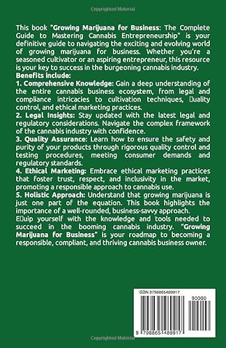 Growing Marijuana for Business: The Complete Guide to Mastering Cannabis Entrepreneurship