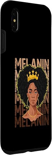 Miniatura 3 de Funda para iPhone XS Max Black Strong para mujer, color negro afro Love Melanina African Girl American