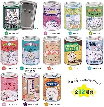 Amazon | ちいかわ mitamemo 缶バッジ 12個入りBOX | バッジ