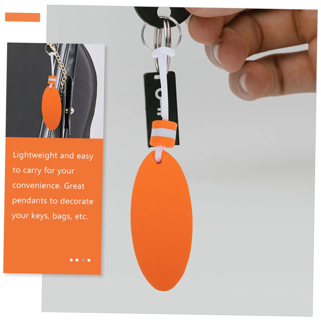 5 Set Di Portachiavi Galleggianti in Materiale Eva Portachiavi Luminosi Per Sport Acquatici Portachiavi Da Viaggio Robusti E Facili Da Trasportare 6 Pezzi * 5