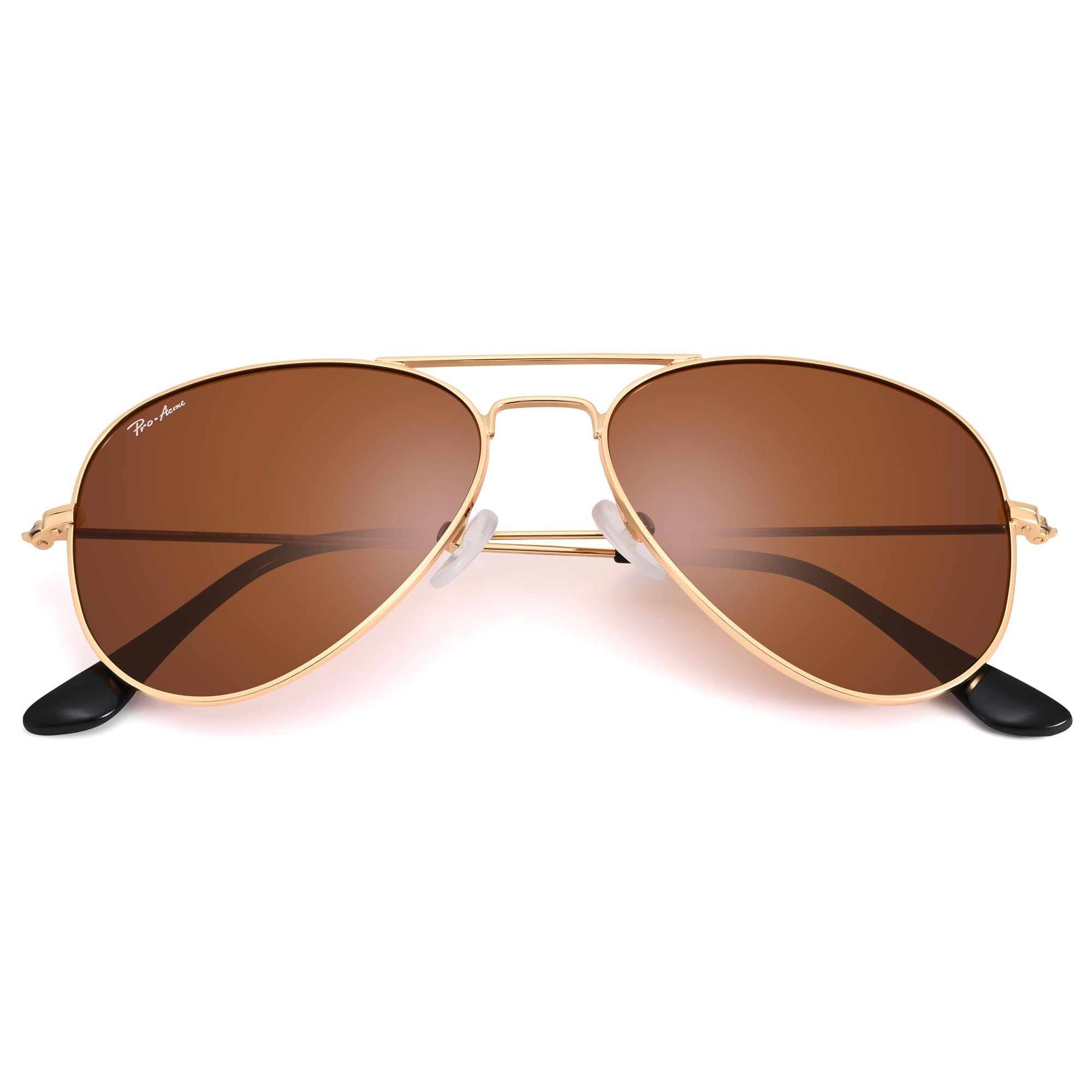 Classic Polarized Aviator Sunglasses for Women Men, Lightweight Metal Pilot Frame UV400 Protection 58MM