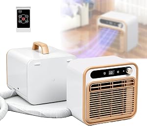 1500-W-Klimagerät mit leisem Betrieb, tragbare Split-Klimaanlage, 12-Stunden-Timer und Steuerung per Touch, Fernbedienung oder WLAN, leichtes Gewicht von nur 13 kg (2m)