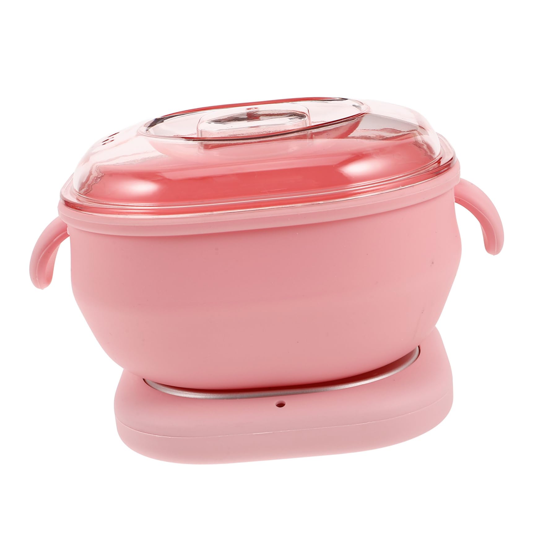 PACKOVE Scaldacera per Ceretta Portatile in Silicone Rosa Pieghevole, Facile da Pulire, Adatto per Gambe e Ascelle, Uso Domestico e Salone di Bellezza
