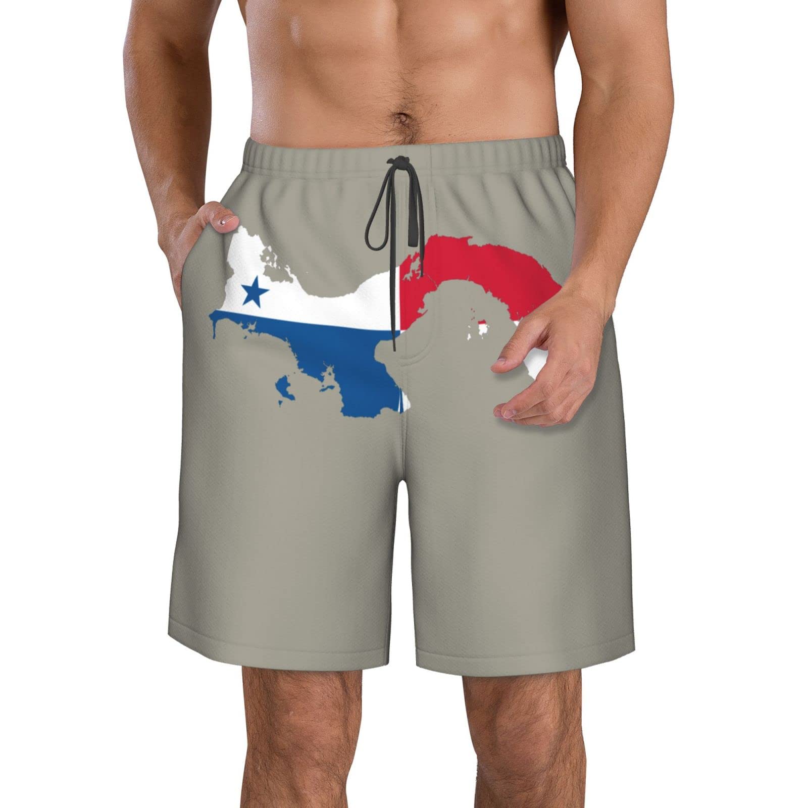 Shorts De Playa Bandera Estadounidense Pantalone Corto De Baño Cómodo Deportivos Hombre Short Suave Casual para Running Gimnasio