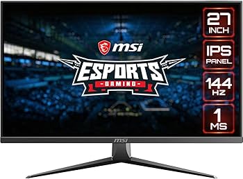 MSI Optix G272 ゲーミングモニター 27インチ 144Hz Amazon.com: MSI Full HD Gaming Non-Glare Super Narrow Bezel 1ms